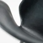 4 Living Room Chairs in Soft-touch of Different Colors and Metal Legs - Spritz Viadurini