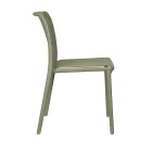 4 Stackable Garden Chairs in Polypropylene and Fiberglass - Orelia Viadurini