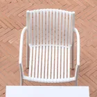 4 Stackable Garden Chairs in UV-Resistant Polypropylene - Ondara Viadurini
