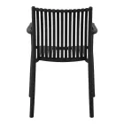 4 Stackable Garden Chairs in UV-Resistant Polypropylene - Ondara Viadurini