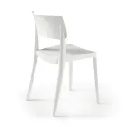 4 Stackable Polypropylene Living Room Chairs in Different Colors - Slancio Viadurini