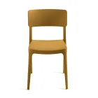 4 Stackable Polypropylene Living Room Chairs in Different Colors - Slancio Viadurini