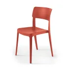 4 Stackable Polypropylene Living Room Chairs in Different Colors - Slancio Viadurini
