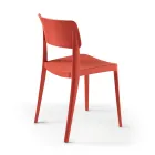 4 Stackable Polypropylene Living Room Chairs in Different Colors - Slancio Viadurini