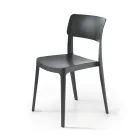 4 Stackable Polypropylene Living Room Chairs in Different Colors - Slancio Viadurini