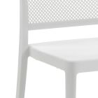 4 Stackable Indoor and Outdoor Chairs in Polypropylene - Peacock Viadurini