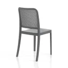 4 Stackable Indoor and Outdoor Chairs in Polypropylene - Peacock Viadurini