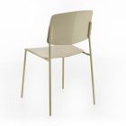 4 Chairs Made with Polypropylene Seat of Different Finishes and Metal - Daiquiri Viadurini