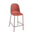 4 Living Room Stools in Polypropylene and Metal Frame - Dinamo
