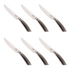 6 Handcrafted Steak Knives in Horn or Wood Made in Italy - Zuzana Viadurini