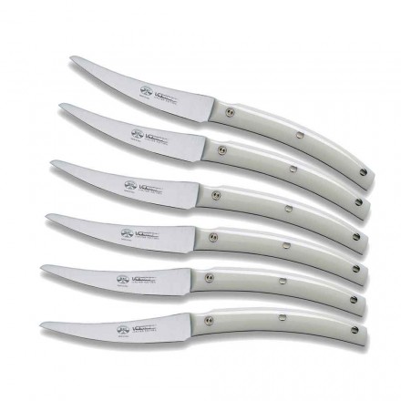 6 Convivio Nuovo Berti table knives exclusively for Viadurini - Alonte Viadurini