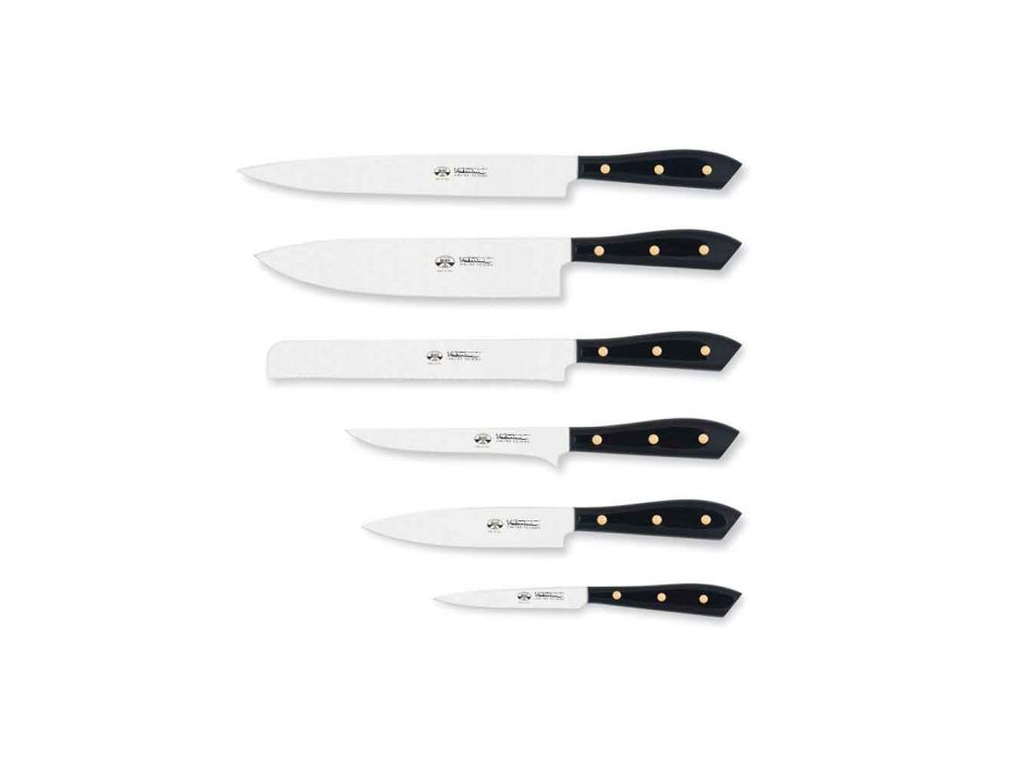 6 Gualtiero Marchesi Berti knives exclusively for Viadurini - Caio