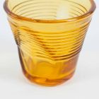 6 Coffee Cups Crumpled Glasses in Colored Design Glass - Sarabi Viadurini