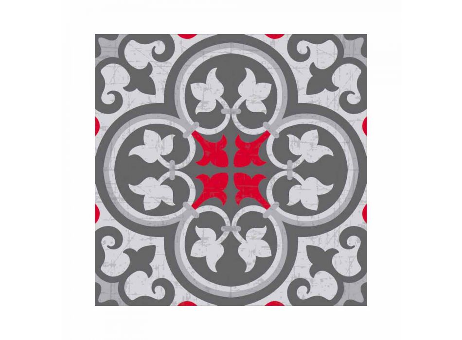 6 American Patterned Placemats in PVC and Washable Polyester - Lindia