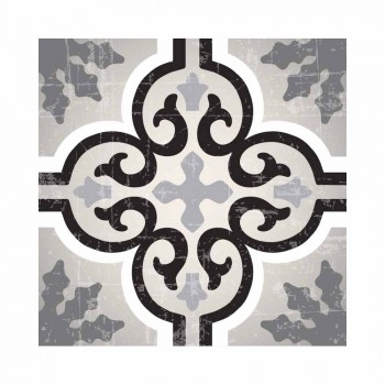 6 Patterned Washable American Placemats in PVC and Polyester - Coria