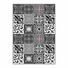 6 Elegant Placemats in Pvc and Polyester with Black or Gray Pattern - Pita Viadurini