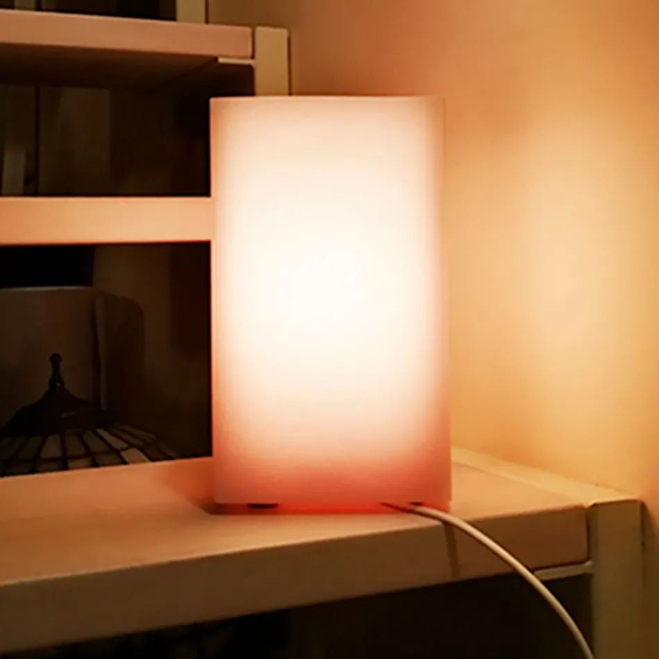 Cylindrical Lampshade in Scented Wax with Scratched Effect Made in Italy - Donata Viadurini