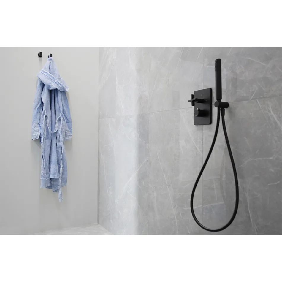 Luxury Heavy Linen Bathrobe with Hood Made in Italy - Palace Viadurini