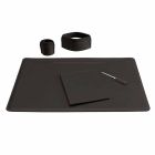 Desk Accessories in Regenerated Leather 5 Pieces Made in Italy - Ebe Viadurini