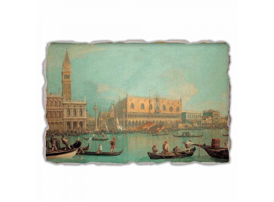 large fresco Canaletto &quot;View of the Palazzo Ducale in Venice&quot;