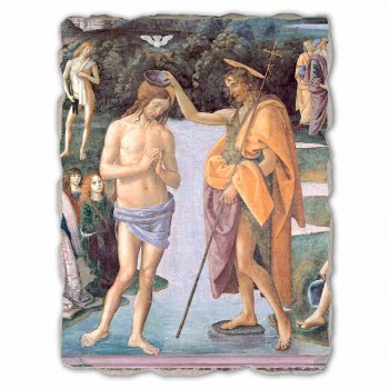 great play Perugino fresco &quot;Baptism of Christ&quot;