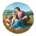 Alba Madonna by Raphael, hand-painted fresco