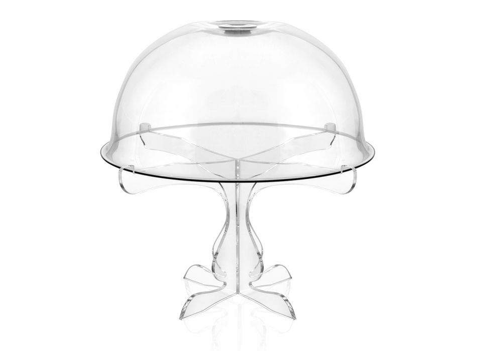 Cake Stand in Transparent Plexiglass 2 Sizes Made in Italy - Sistina