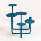 Design Sweets Stand in Painted Steel Made in Italy - Pennellope Viadurini