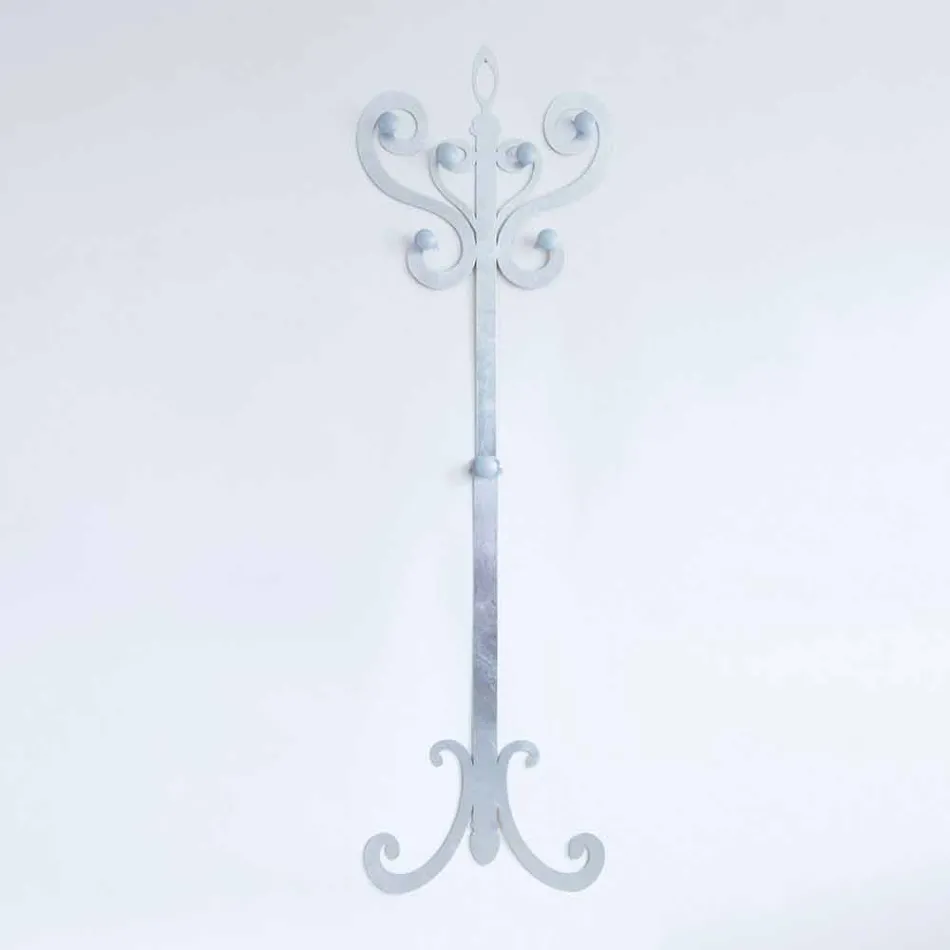 Modern Design Wall Hanger in Colored Iron Made in Italy - Torres Viadurini