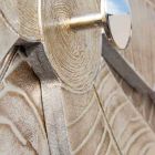 Hanger designer wall palm-shaped knobs Timothy 5 Viadurini