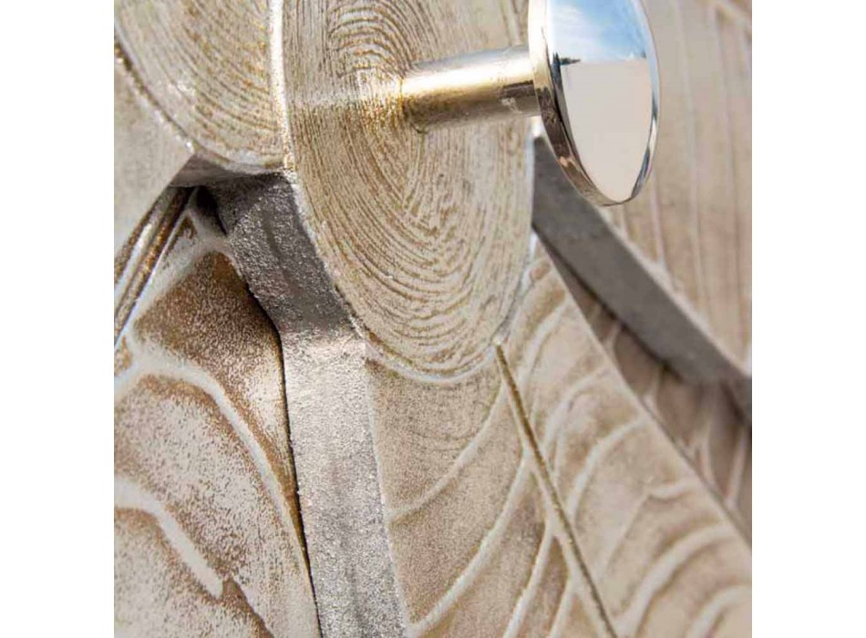 Hanger designer wall palm-shaped knobs Timothy 5 Viadurini