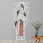 Modern Design Colored Wood Wall Coat Rack - Alberuccell Viadurini