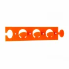 Design Wall Coat Hanger in Triple Colored Plexiglass 2 Pieces - Fratack Viadurini