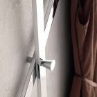 Wall Coat Rack in Painted Metal with 5 Pegs Made in Italy - Olmium Viadurini