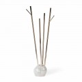Modern design coat stand Zak, with marble base, made in Italy