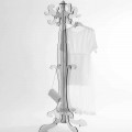 Coat stand, classic design, in plexiglass Giave 
