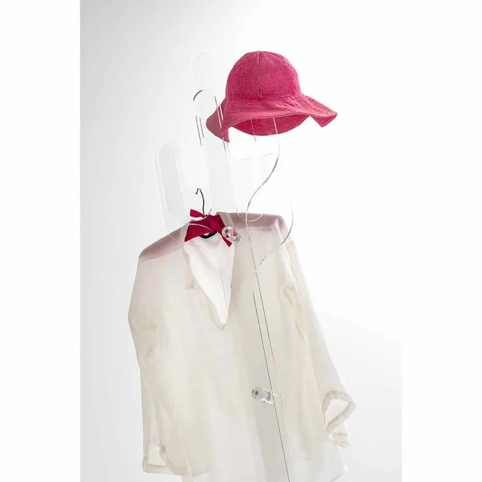 Contemporary transparent design floor coat Cactus, made in Italy Viadurini