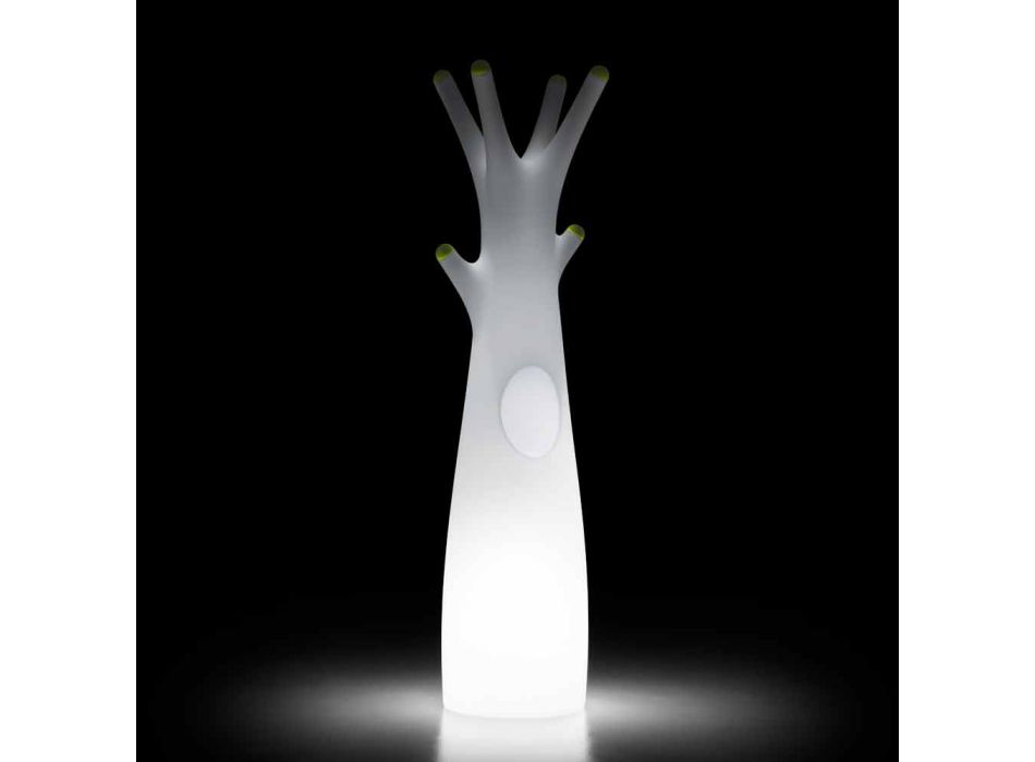 Luminous Coat Stand in Polyethylene with LED Light Made in Italy - Oldia Viadurini