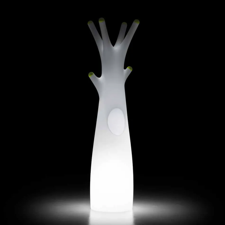 Luminous Coat Stand in Polyethylene with LED Light Made in Italy - Oldia Viadurini