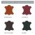Modern Black Steel Coat Rack with Leather Upholstery - Starlight Model Viadurini