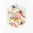 Wall Hanger in Colored Plexiglass 5 Pieces Clip Design - Freddie Viadurini