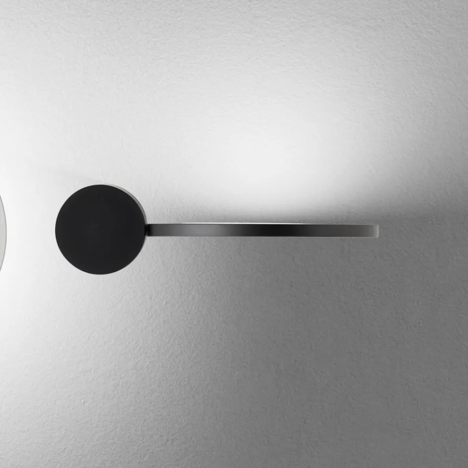 345° Rotating Metal Wall Light Made in Italy - Lumi Viadurini