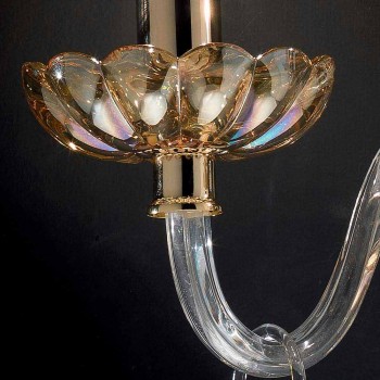 Classic 2-way light crystal glass and Belle glass applique