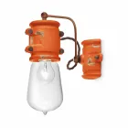 Applique urban style spotlight in handicraft ceramic Beth Ferroluce Viadurini