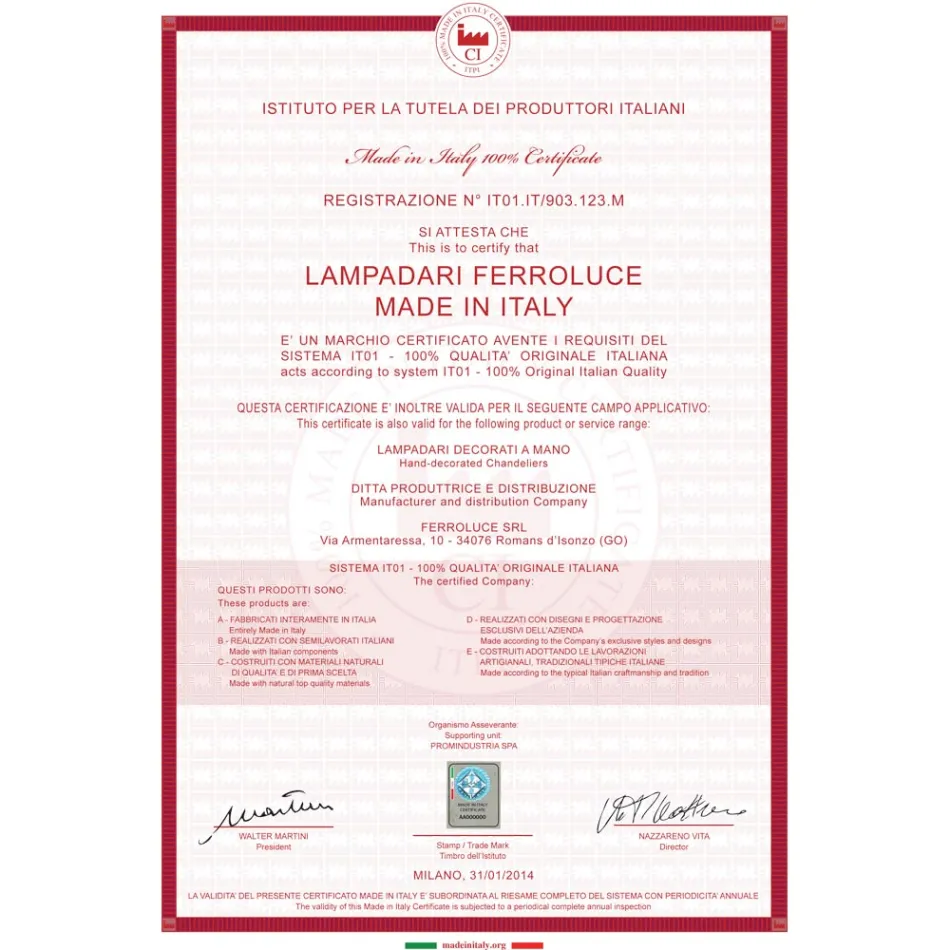 Wall applique spotlight in ceramic, glass and metal different finishes Joy Ferroluce Viadurini