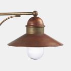 Vintage Outdoor Wall Lamp in Brass, Copper and Glass - Borgo by Il Fanale Viadurini