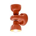Ceramic Wall Sconce with 2 Lights Made in Italy - Berimbau