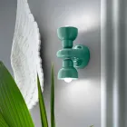 Ceramic Wall Sconce with 2 Lights Made in Italy - Berimbau Viadurini