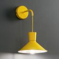 Wall Sconce in Colored Metal of Modern Industrial Design - Lunapop