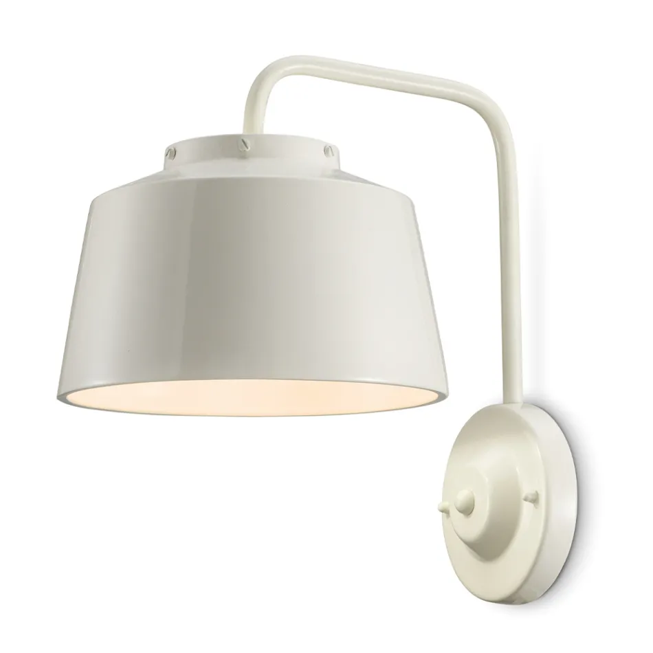 Wall Sconce Metal and Handcrafted Ceramic with Double Opening - 50S Viadurini